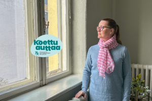Turun ensi- ja turvakoti ry:n kokemustoimija Johanna.